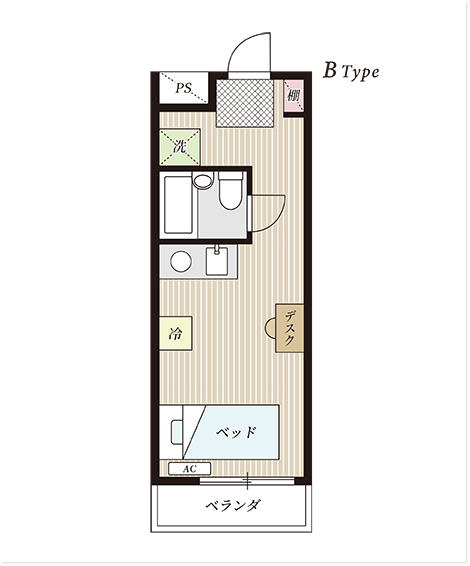 B Type floor plan